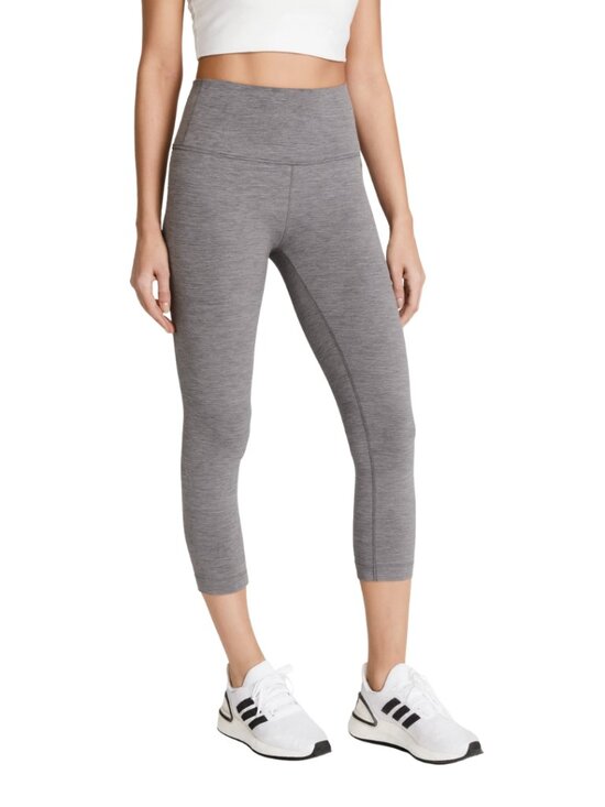 Athleta Womens Ultimate Stash Pocket Capri Gray 531264 Cropped Leggings Small - Picture 1 of 12
